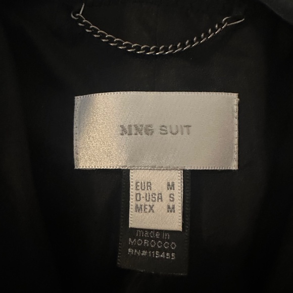 MNG Mango Jacket Suit Coat - Small - 3/4 Length Sleeve - Black - Picture 3 of 5